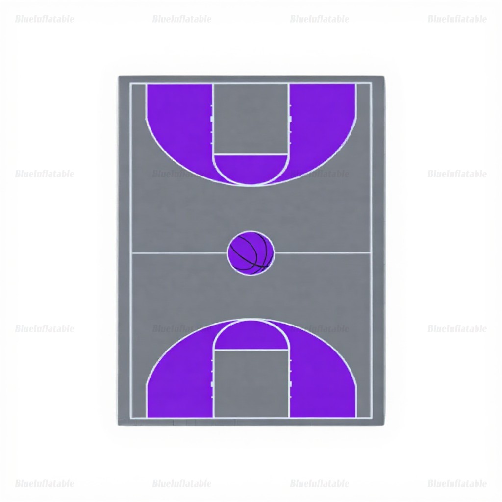 Inflatable Outdoor Basketball Court Air Mat