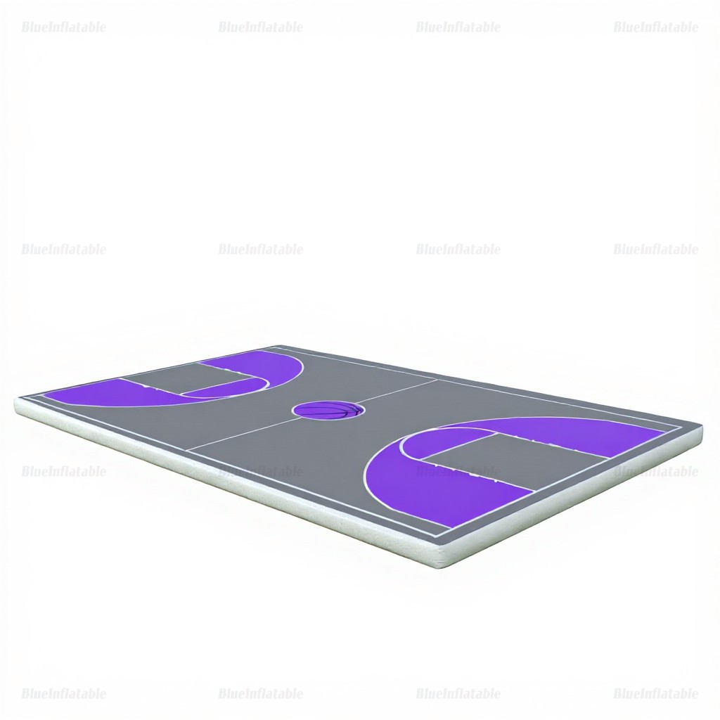 Inflatable Outdoor Basketball Court Air Mat - Image 6