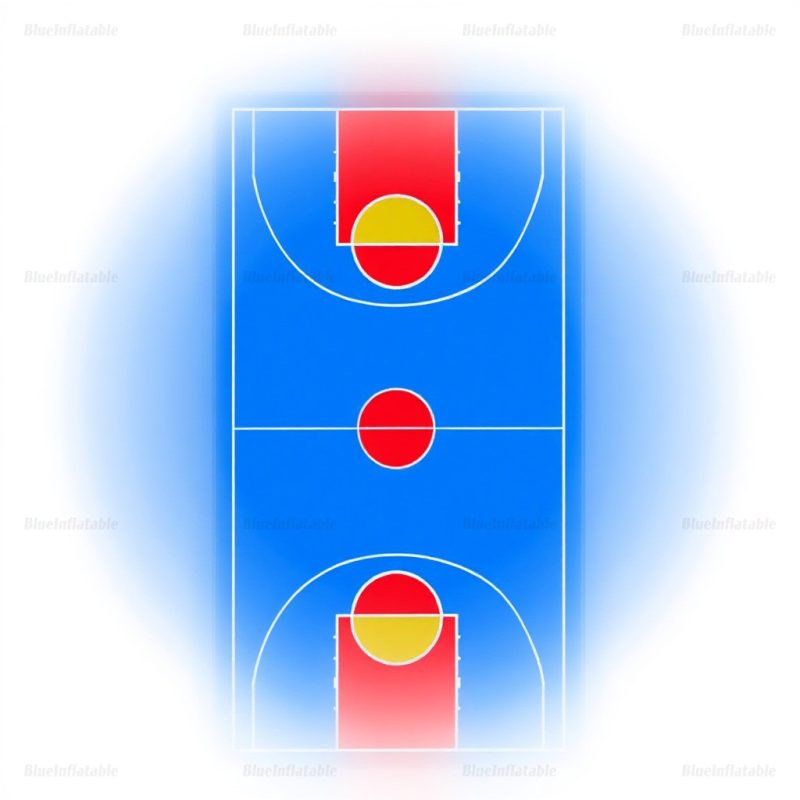 Inflatable Portable Basketball Court for Adults