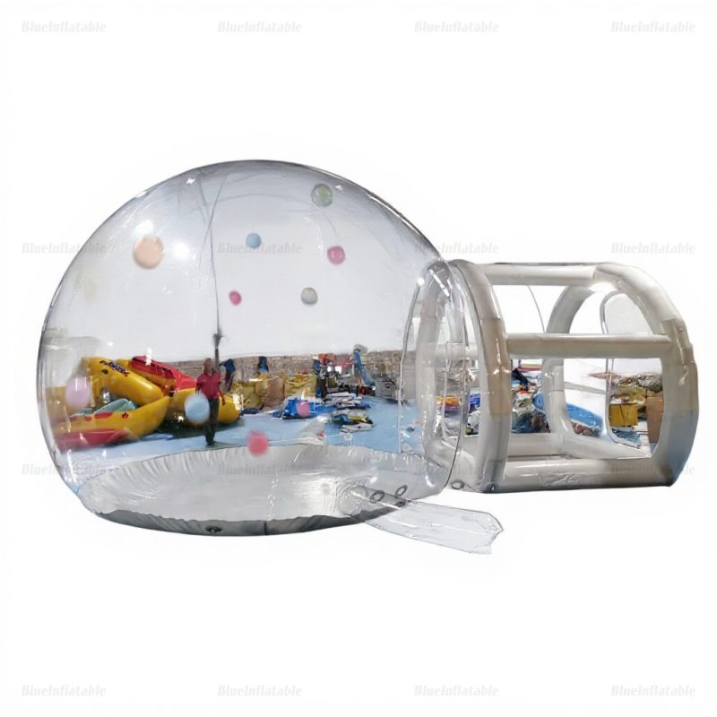 Clear Inflatable Dome Tent with Tunnel