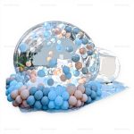 Inflatable Clear Dome Bubble House with Balloons