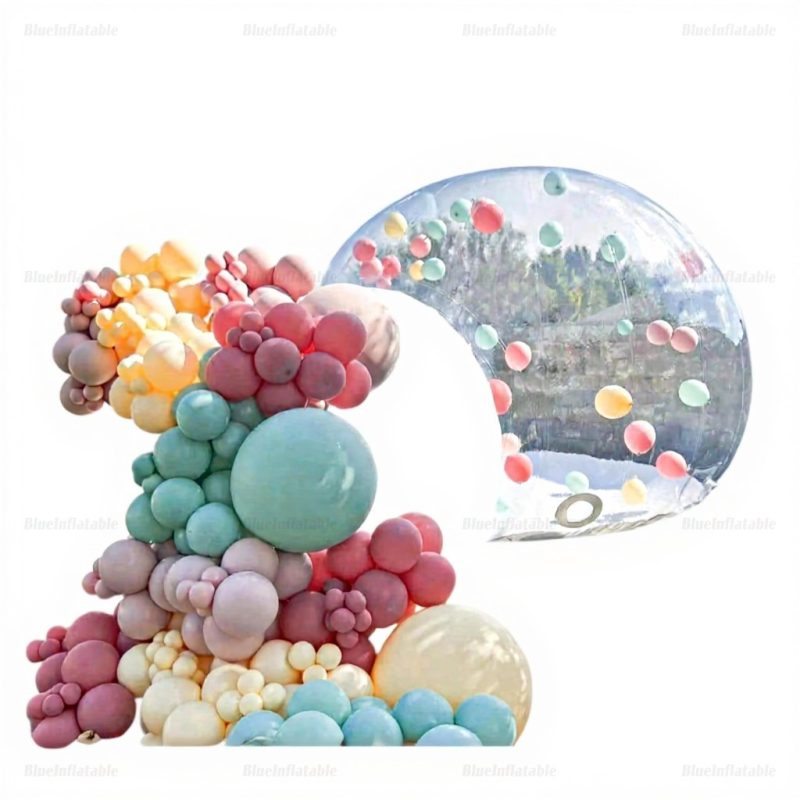 White Inflatable Bubble Tunnel Tent House