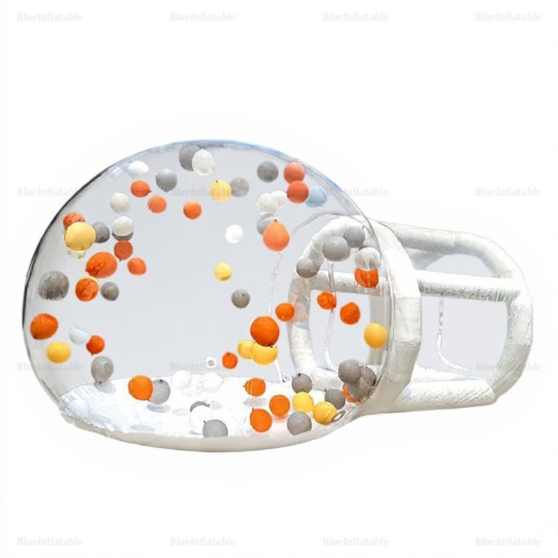 Clear Inflatable Bubble Dome Tent with Tunnel