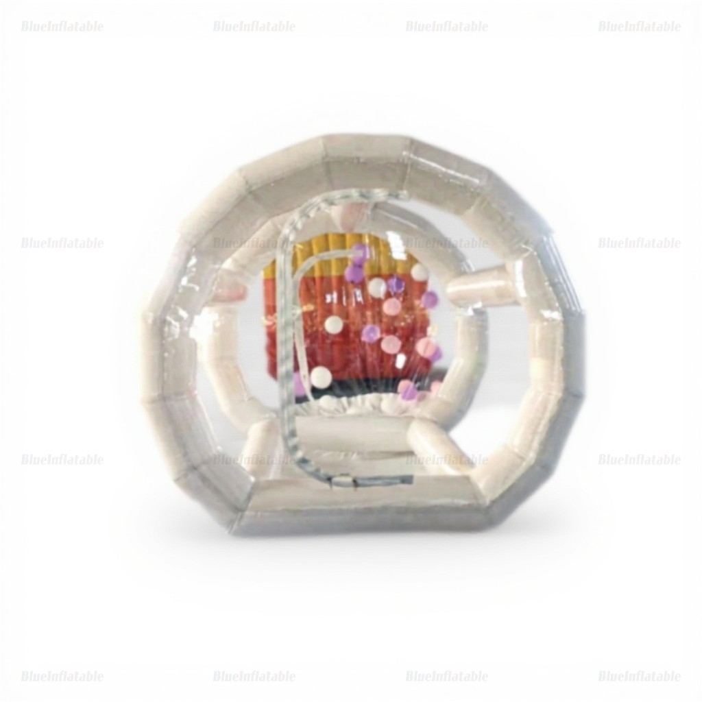 Clear Inflatable Bubble Dome Tent with Tunnel - Image 5