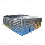 Silver Inflatable Party Cube Tent for Events & Hire