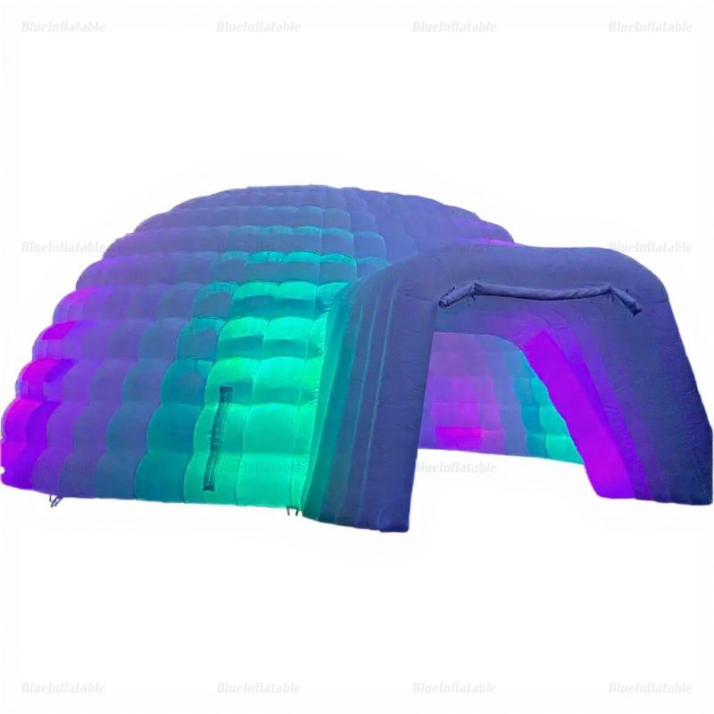 LED Inflatable Igloo Dome Tent for Parties and Events