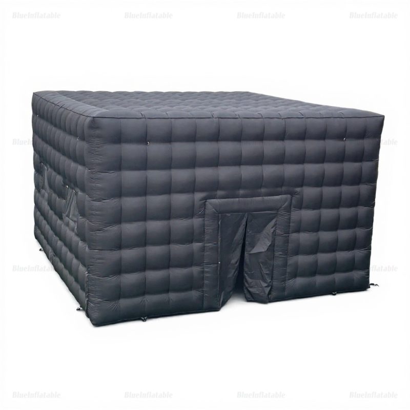 Large Black Inflatable Nightclub Tent for Outdoor Events