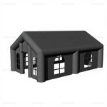Black Inflatable Outdoor Party & Dining Tent