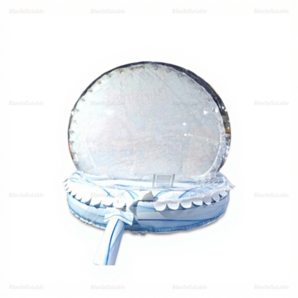 Inflatable Snowman Christmas Snow Globe Tent - Image 5