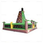 Inflatable Monkey Climbing Wall Water Slide