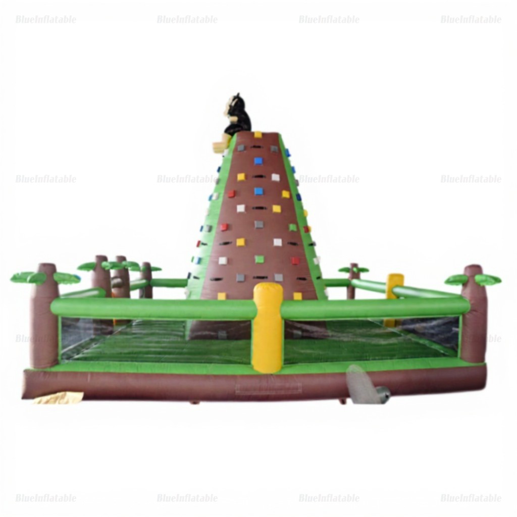 Inflatable Monkey Climbing Wall Water Slide - Image 2