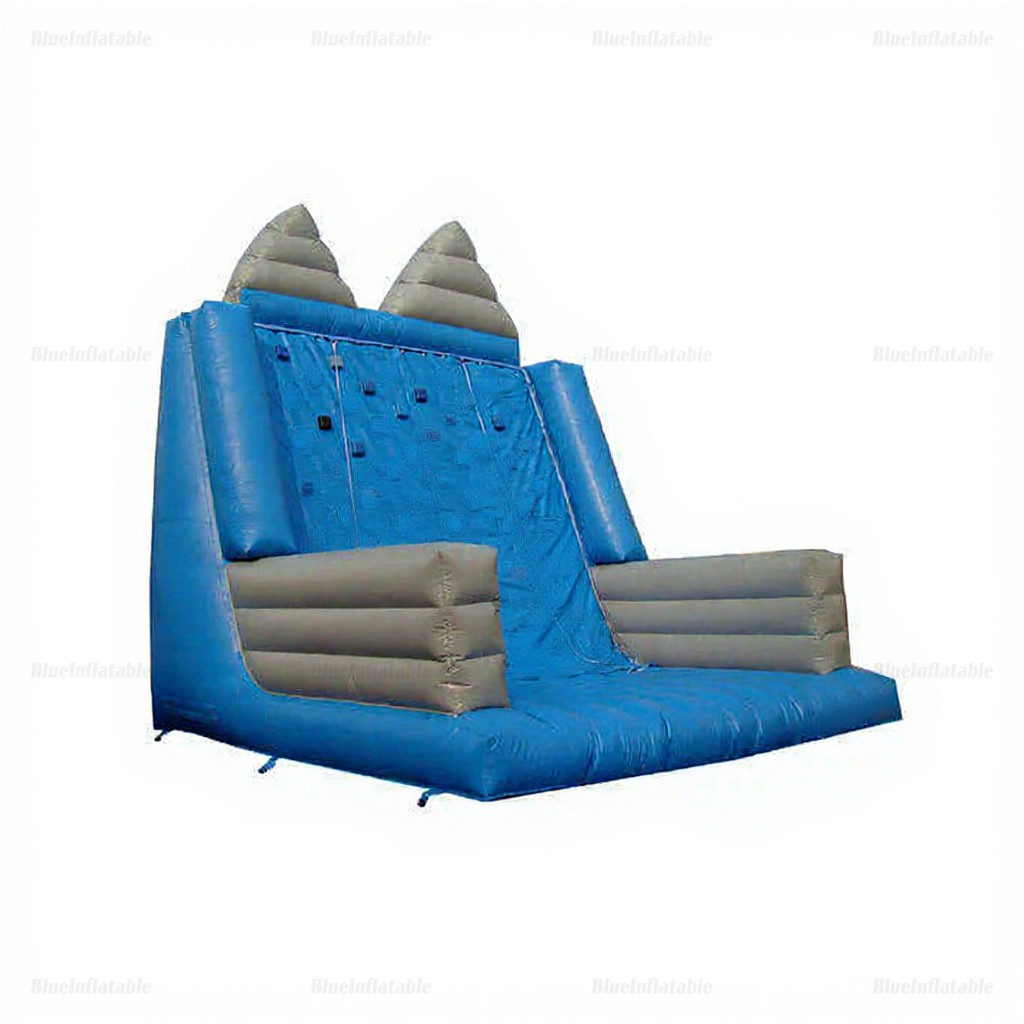 Blue & Gray Inflatable Backyard Climbing Wall