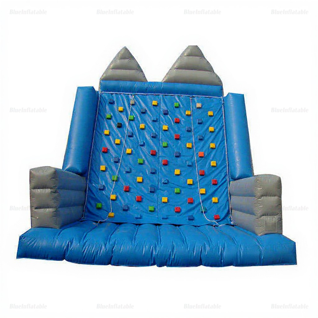 Blue & Gray Inflatable Backyard Climbing Wall - Image 2