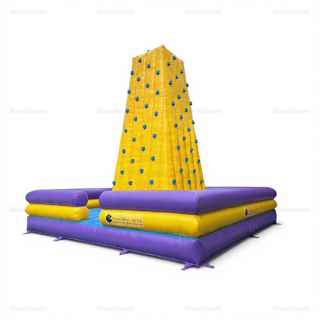 Inflatable Outdoor Rock Climbing Tower Game - Image 2