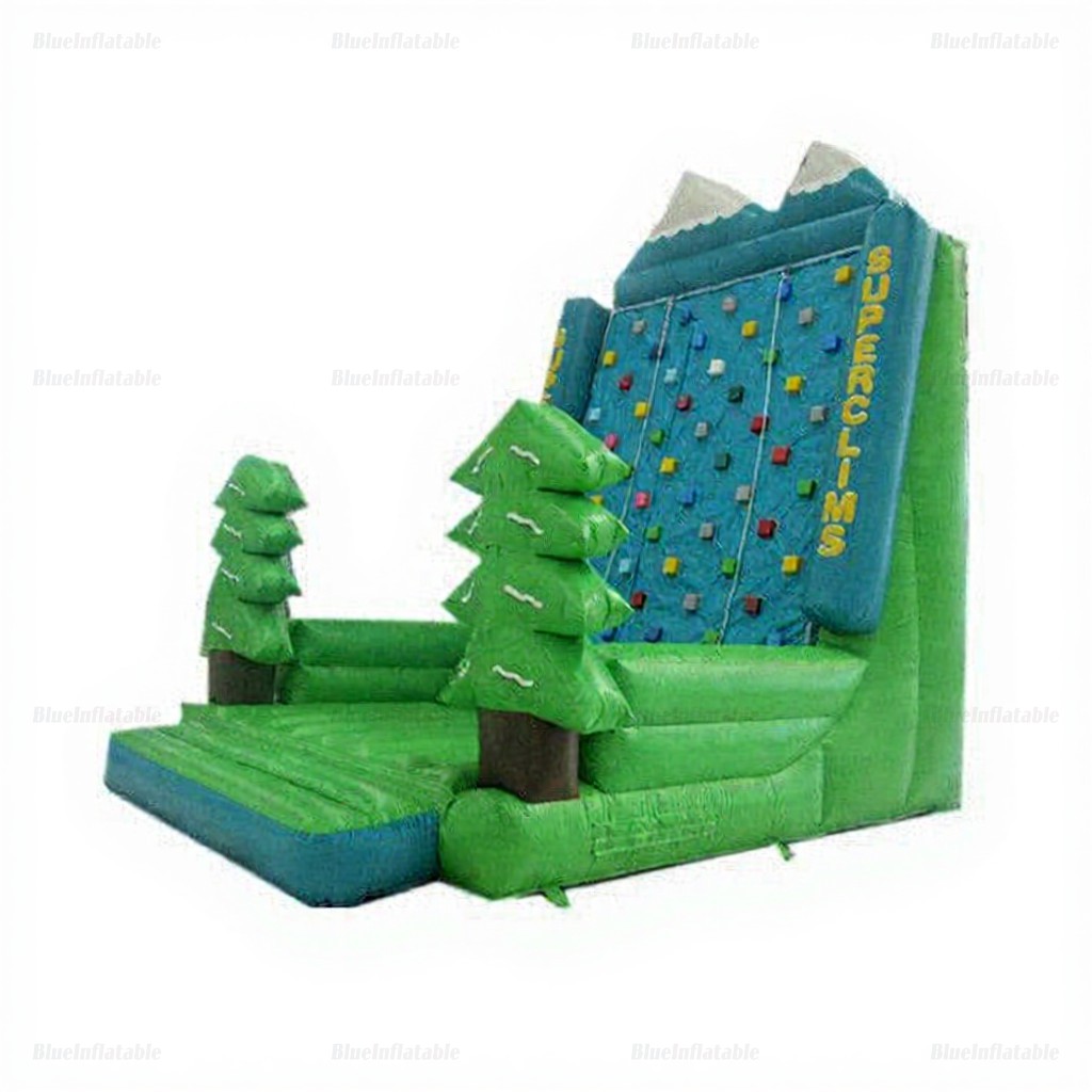 Green Tree Inflatable Climbing Wall Bounce House - Image 2