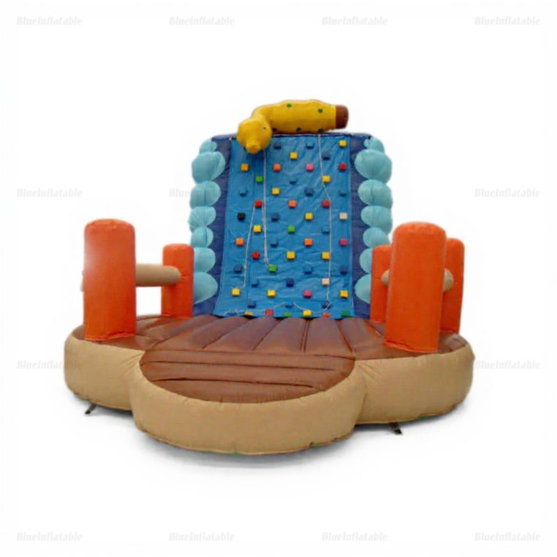 Inflatable Climbing Wall and Slide