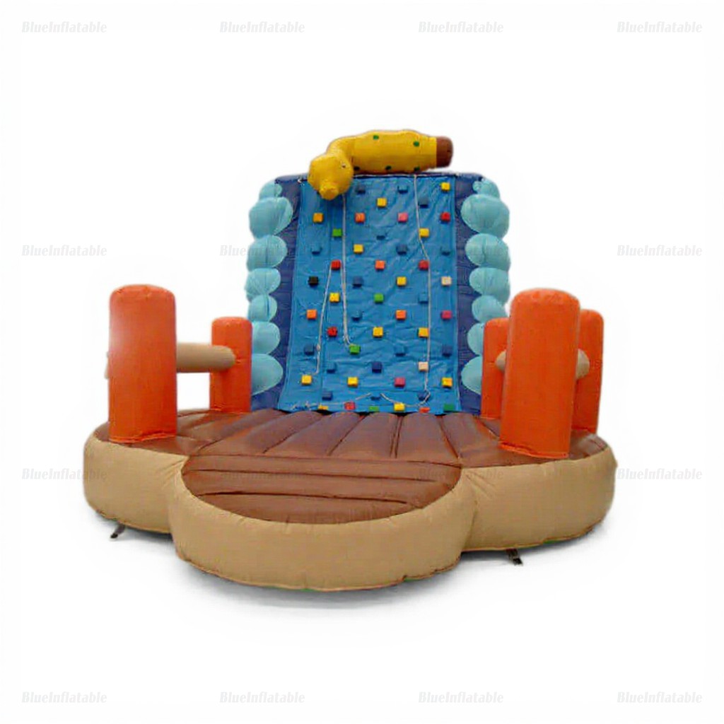 Inflatable Climbing Wall and Slide