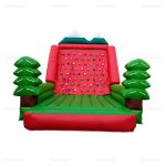 Forest-Themed Inflatable Climbing Wall & Bouncer