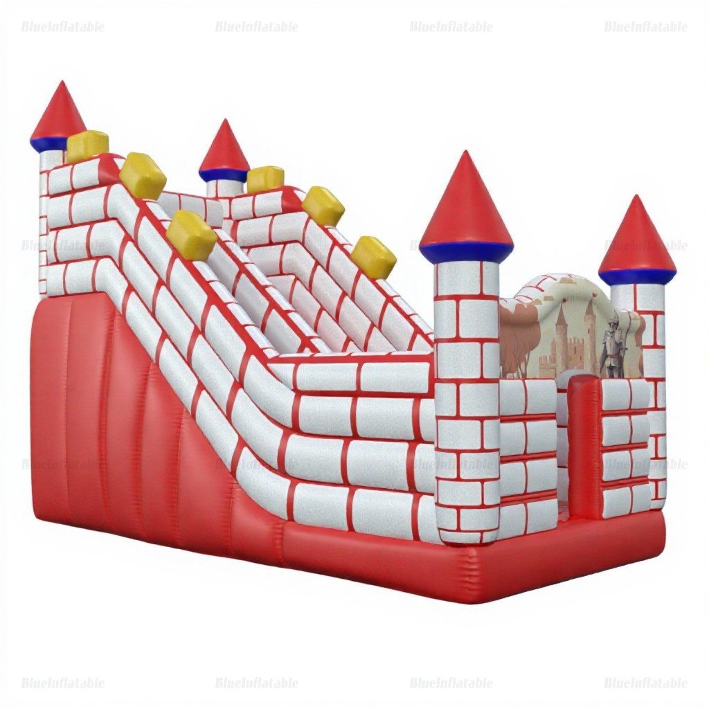 Inflatable Jump Castle with Climbing Wall and Slide - Image 2