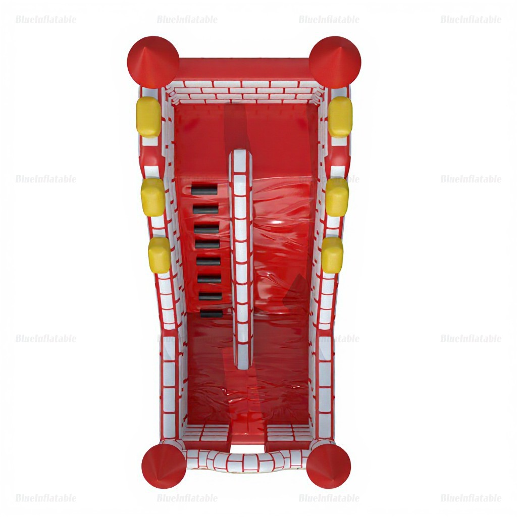 Inflatable Jump Castle with Climbing Wall and Slide - Image 3