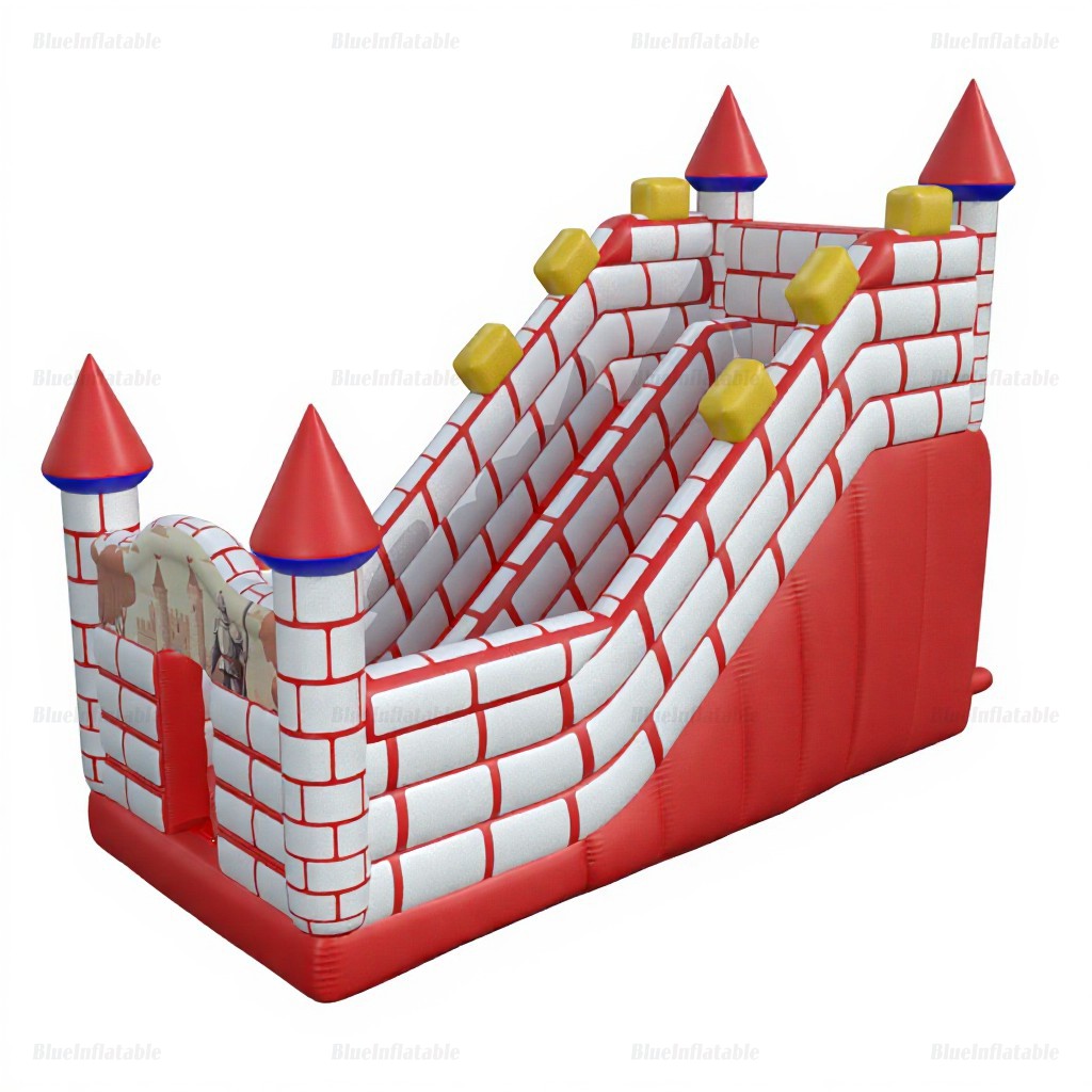 Inflatable Jump Castle with Climbing Wall and Slide - Image 6