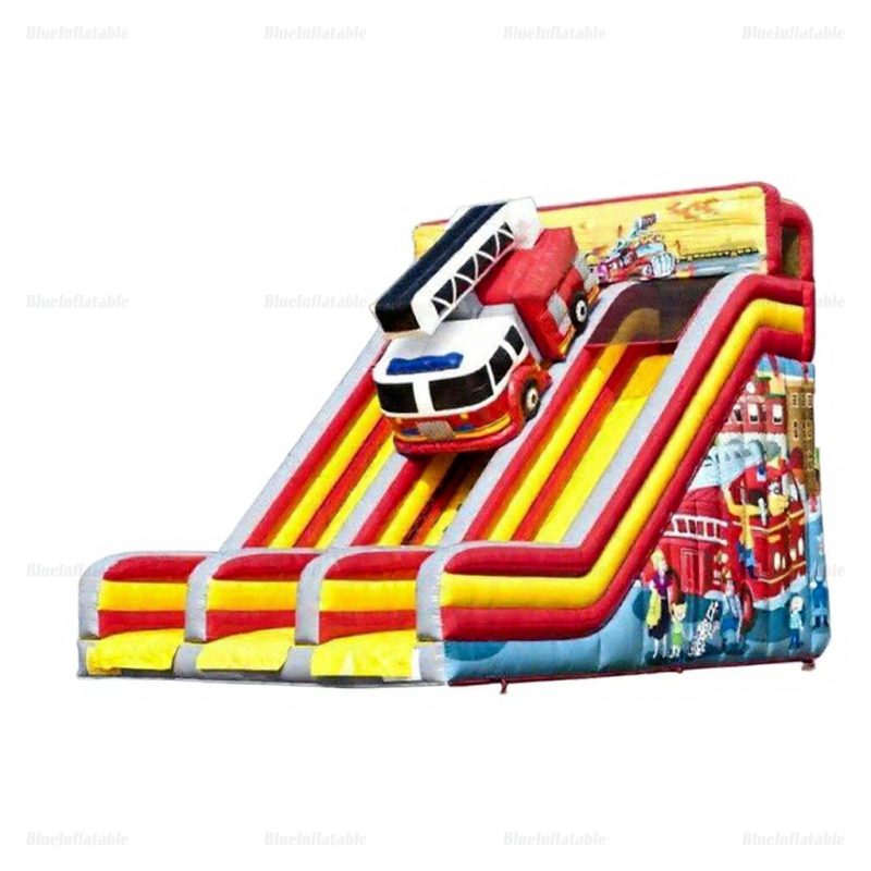Commercial Double Lane Inflatable Water Slide