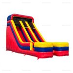 Double Lane Commercial Inflatable Water Slide Rental