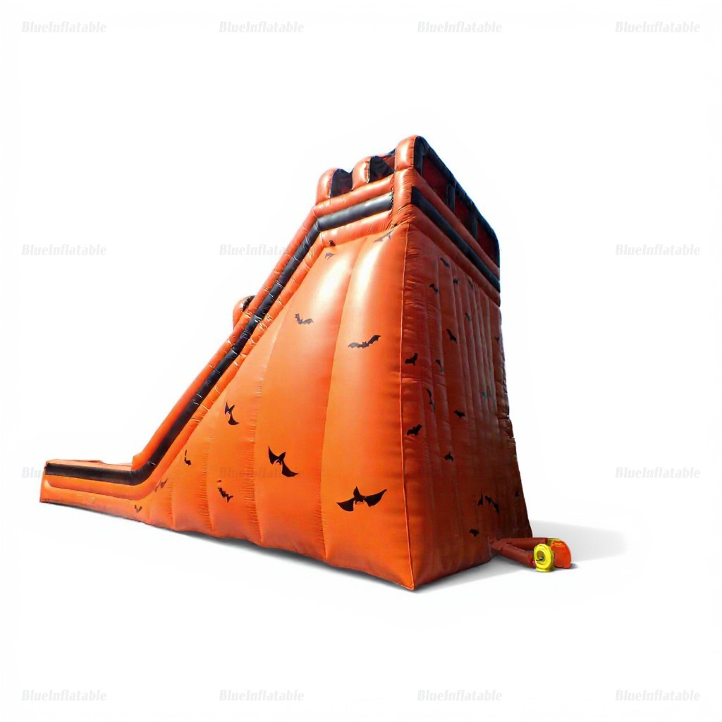 Halloween Pumpkin Patch Double Lane Inflatable Slide & Bouncer - Image 5