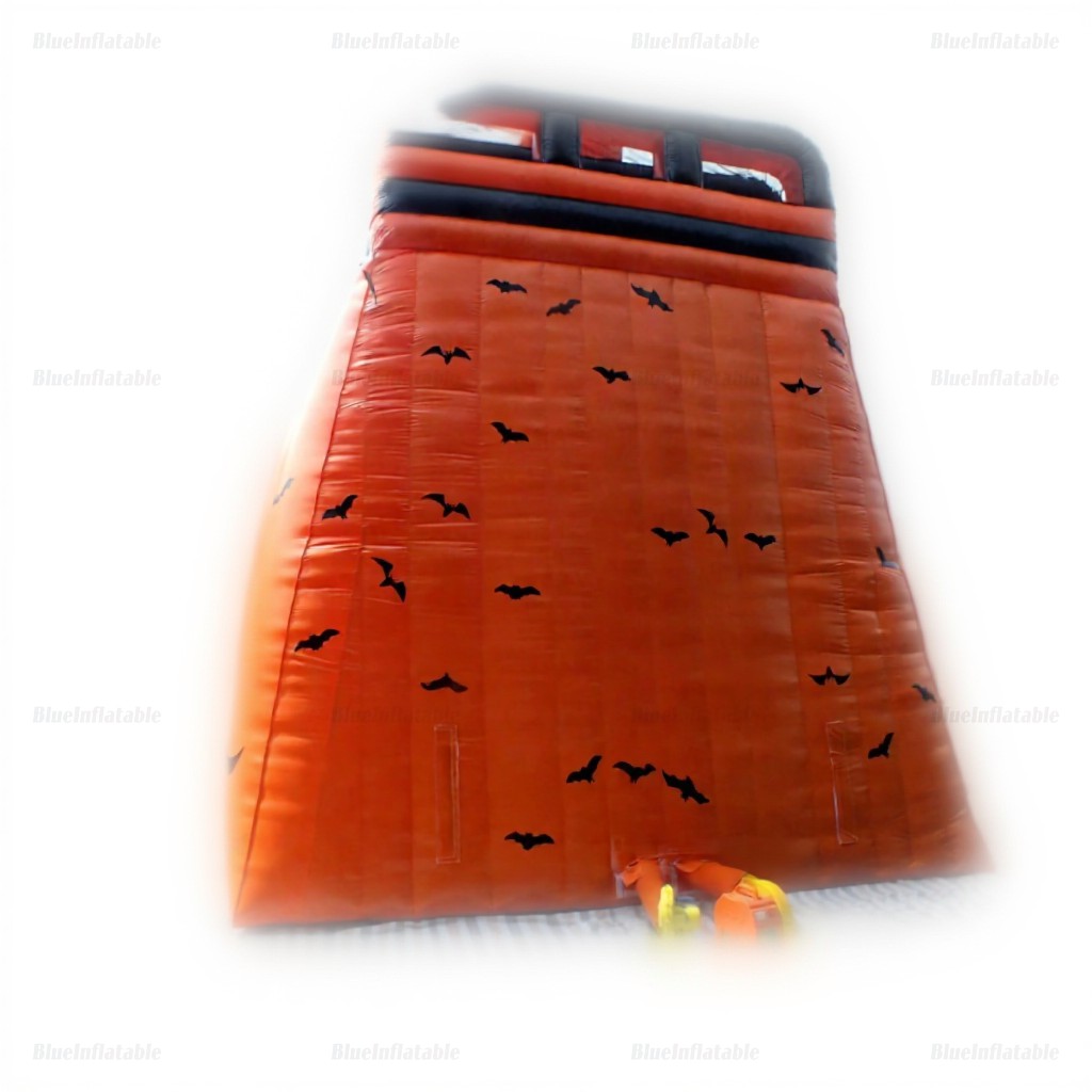 Halloween Pumpkin Patch Double Lane Inflatable Slide & Bouncer - Image 7