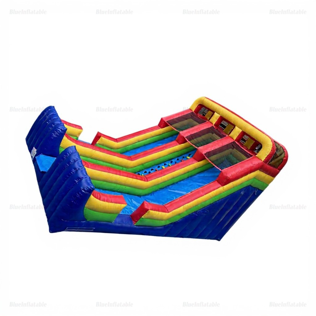 Rainbow Inflatable Dry Slide Jumper - Image 6
