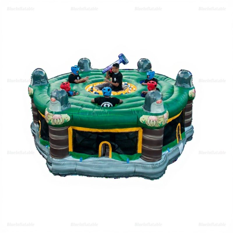 Giant Inflatable Human Whack-a-Mole Game