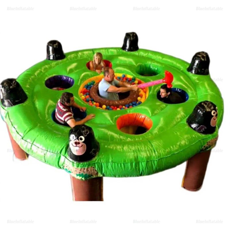 Giant Inflatable Human Whack-a-Mole Game