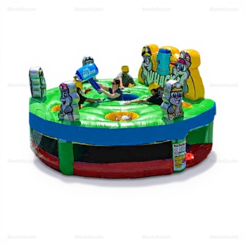 Giant Inflatable Human Whack-a-Mole Game