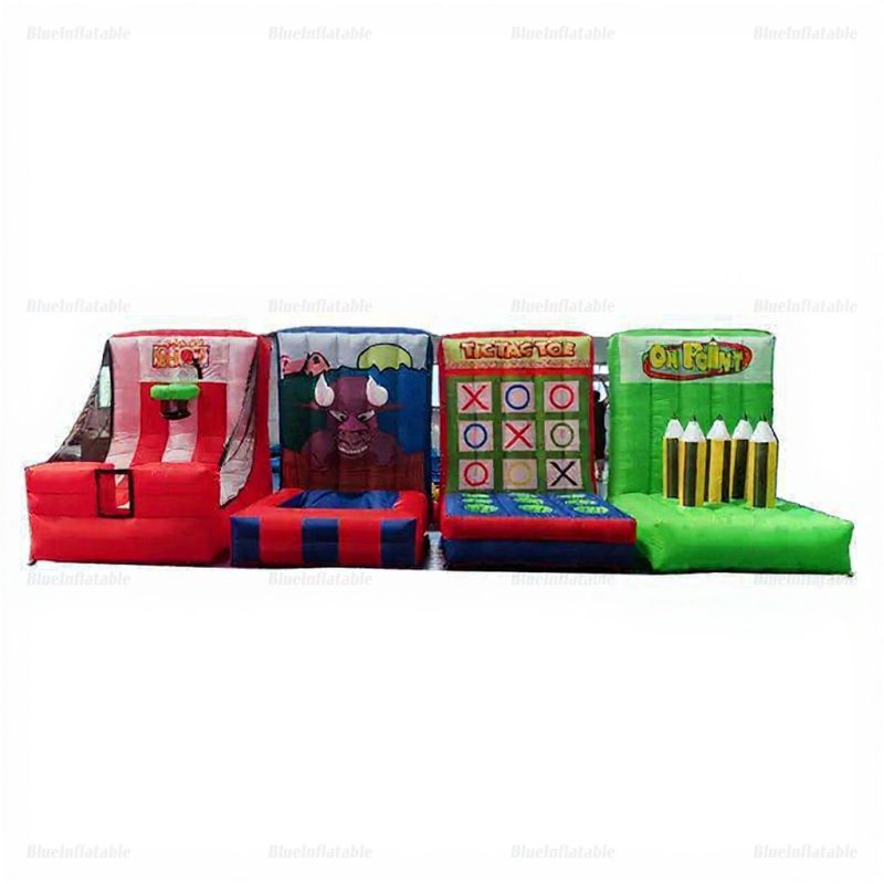 4-in-1 Inflatable Sports Carnival Game for Kids