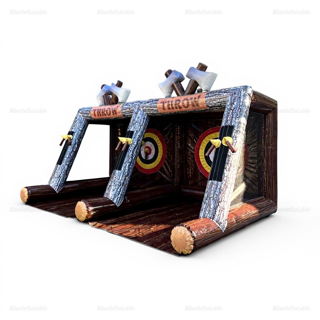 Inflatable Double Axe Throwing Game Rental - Image 2