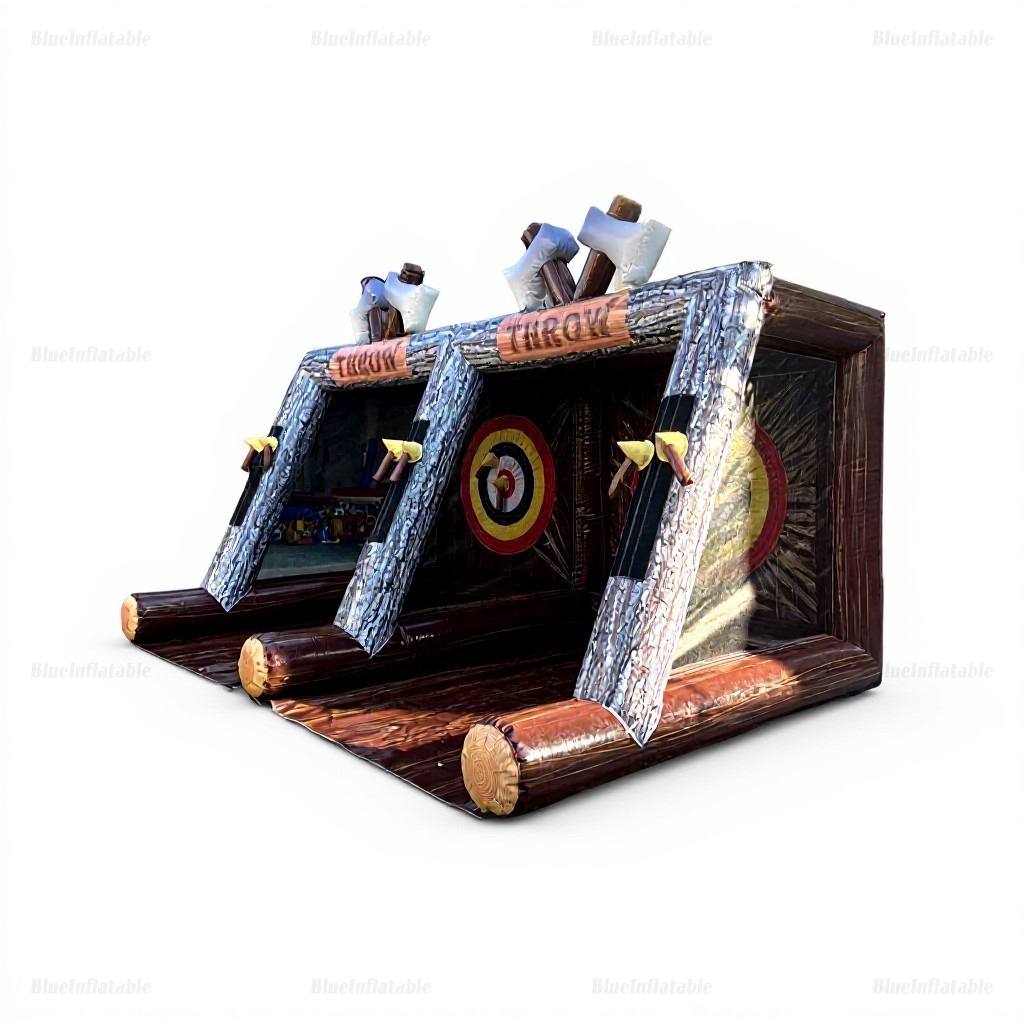 Inflatable Double Axe Throwing Game Rental - Image 3