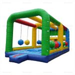 Inflatable Interactive Adult Water Slide Game