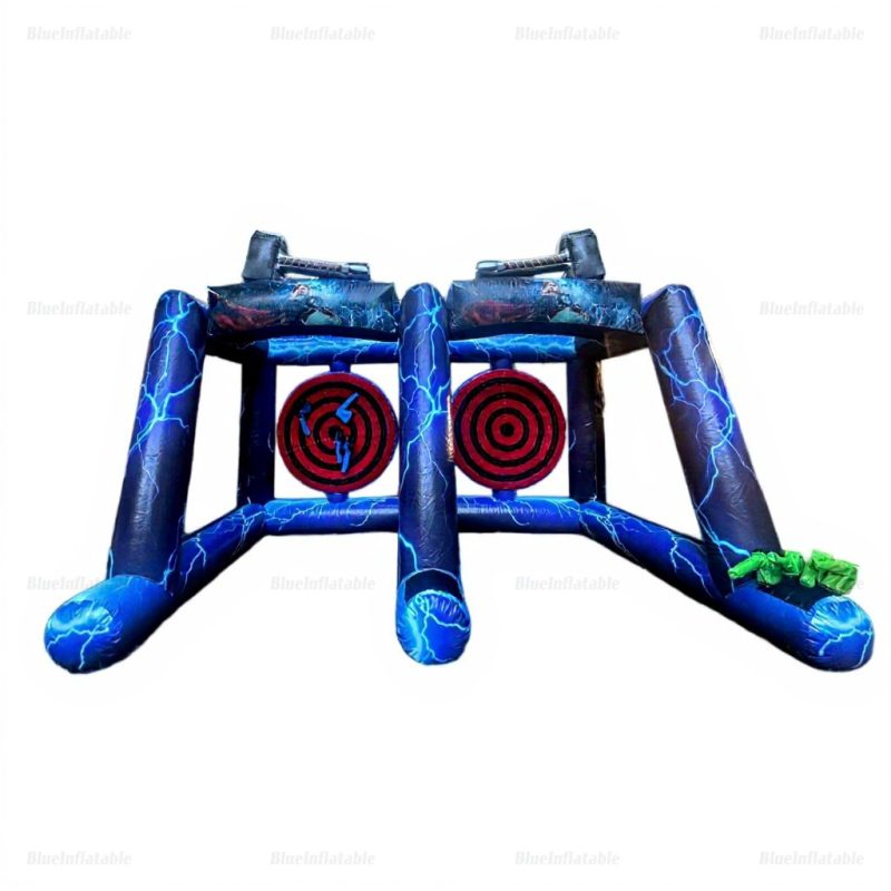 Dual Lane Inflatable Axe & Hammer Throw Game