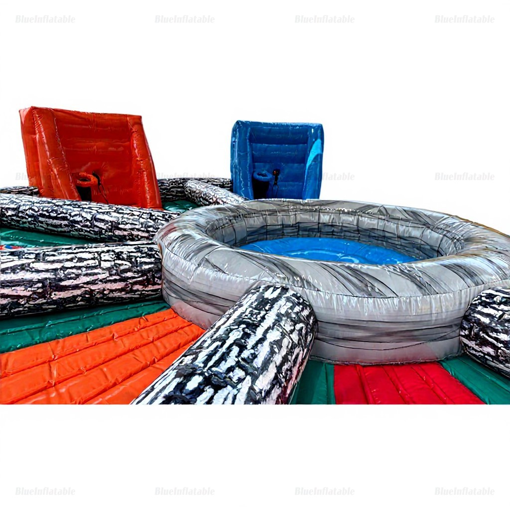 Hungry Hippo Inflatable Team Challenge Game - Image 3