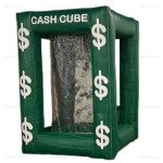 Inflatable Cash Cube Money Grab Game Booth