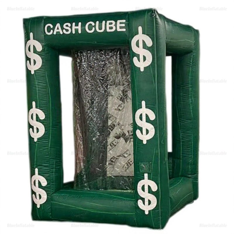 Inflatable Cash Cube Money Grab Game Booth