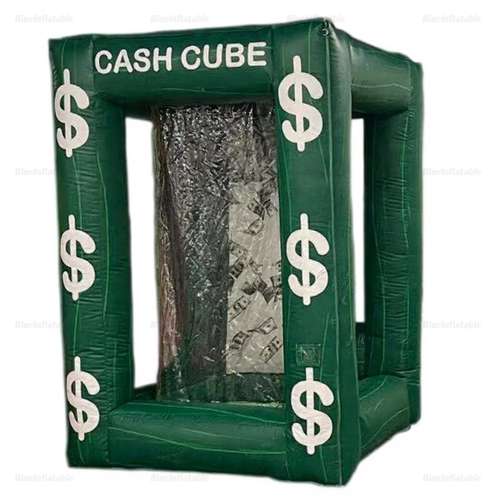 Inflatable Cash Cube Money Grab Game Booth