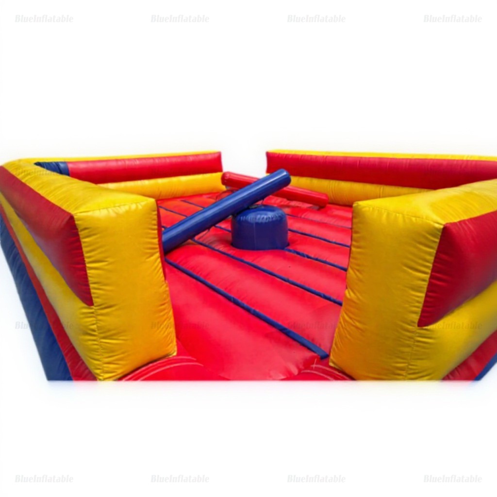 Inflatable Jousting Ring with Gladiator Sticks - Image 4