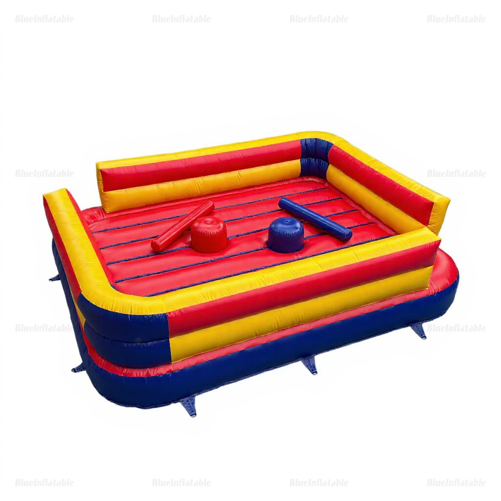 Inflatable Jousting Ring with Gladiator Sticks - Image 5