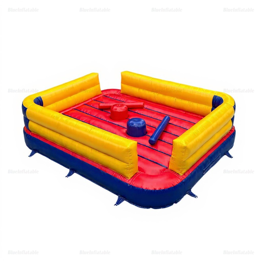 Inflatable Jousting Ring with Gladiator Sticks - Image 7