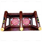 Dual Lane Inflatable Axe Throwing Game