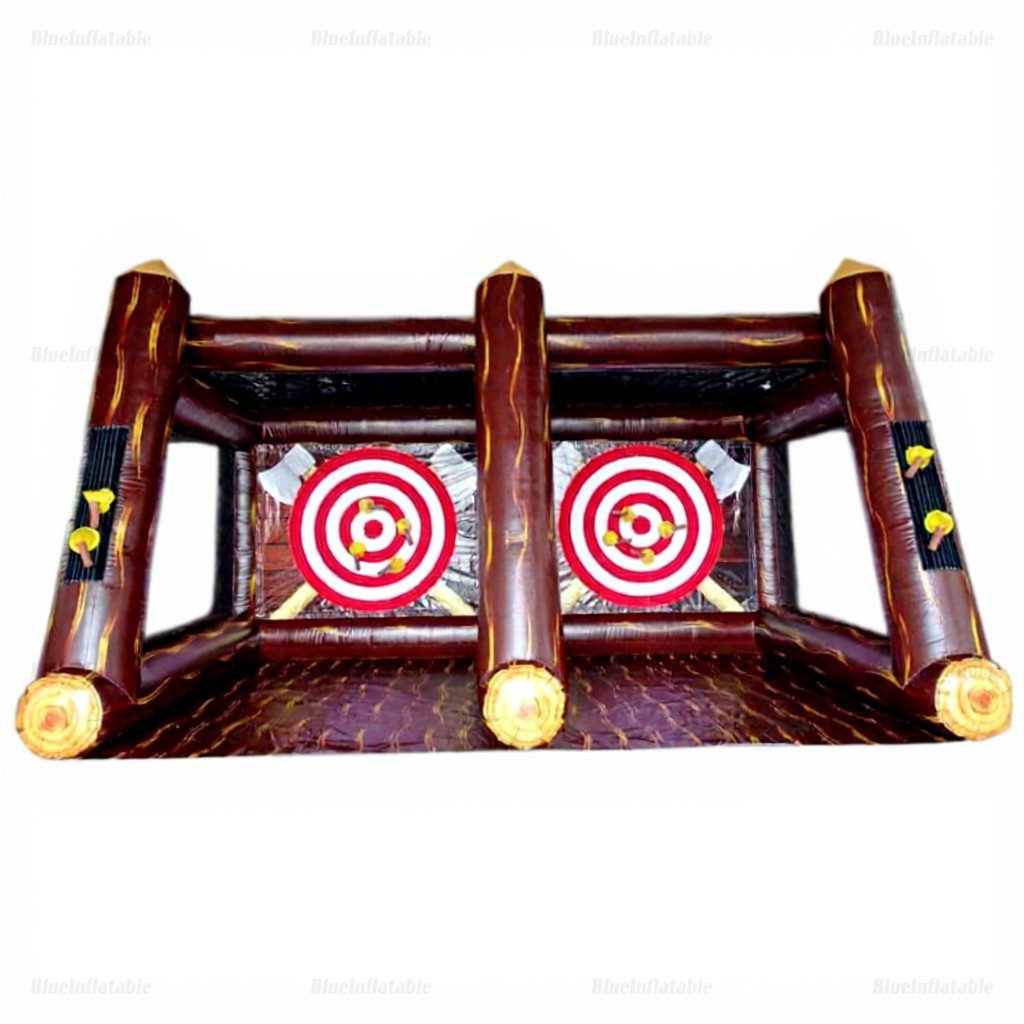 Dual Lane Inflatable Axe Throwing Game
