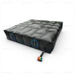 Blue Inflatable Laser Tag Arena Maze