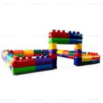 Colorful 6x6M Waterproof Inflatable Maze Playfield
