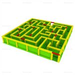 Inflatable PVC Maze Playground for Kids